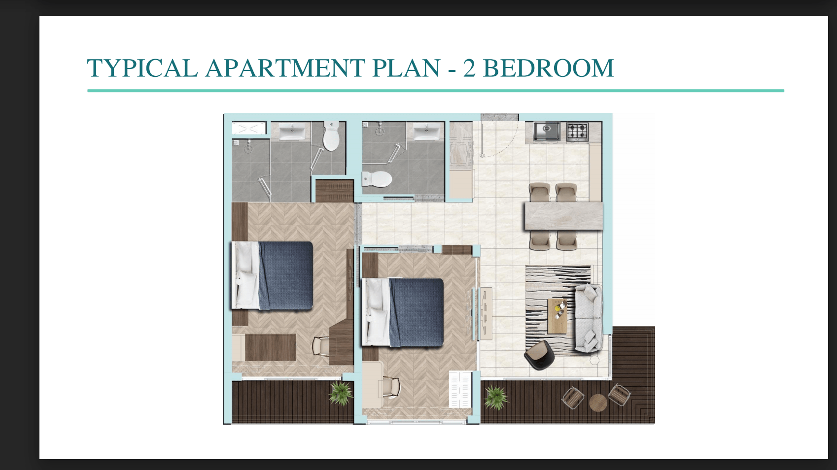 2bed room aria da nang