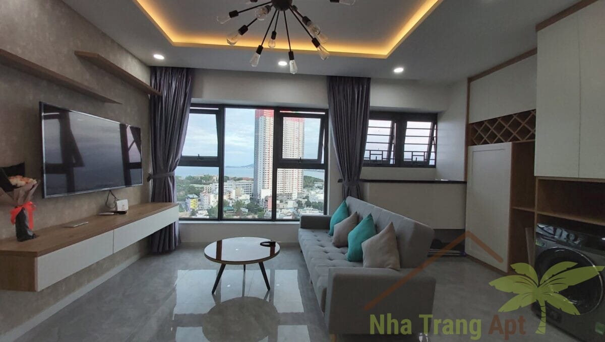 apartment for rent in muong thanh oceanus A554-2