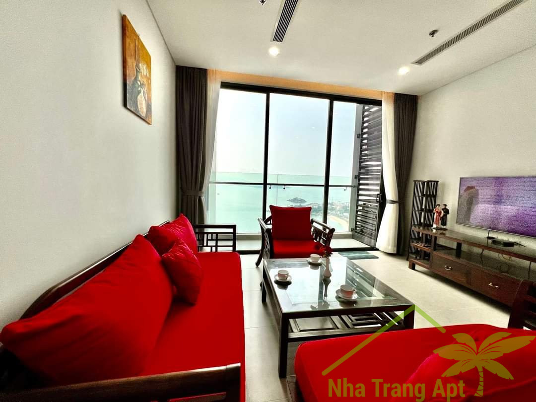 2 bedrooms for rent in Scenia Bay, floor high and sea view A1015.